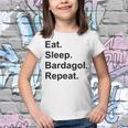 Eat Sleep Bardagol Repeat Youth T-shirt