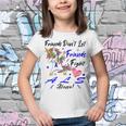 Friends Dont Let Friends Fight Als Alone Unicorn Blue Ribbon Amyotrophic Lateral Sclerosis Support Als Awareness Youth T-shirt