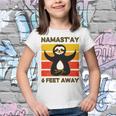 Funny Cute Sloth Yoga Namastay Social 863 Shirt Youth T-shirt