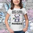 Funny Just A Girl Who Loves Pandas 651 Shirt Youth T-shirt