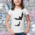 Halloween Two Bats Pattern Youth T-shirt