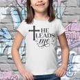 He Leads Me V2 Youth T-shirt