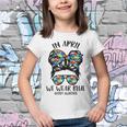 In April We Wear Blue Autism Awareness Month Youth T-shirt