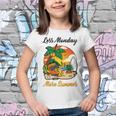 Less Monday More Summer Funny Pineapple Gift Pineapple Lover Youth T-shirt