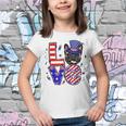 Love French Bulldog Patriotic 4Th Of July Youth T-shirt
