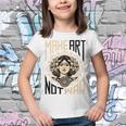 Make Art Not War Symbol Youth T-shirt