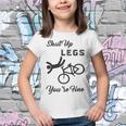 Shut Up Legs Youre Fine Funny Biking Funny Cycling Mountain Biking Youth T-shirt