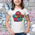 Super Bro Funny Brother Video Gaming Lover Gift Birthday Holiday By Mesa Cute Youth T-shirt