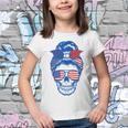 Ultra Maga Red White Blue Skull Youth T-shirt