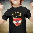 Austria Coat Of Arms Tee Flag Souvenir Vienna Youth T-shirt