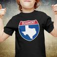 Beaumont Texas Tx Interstate Highway Vacation Souvenir Youth T-shirt