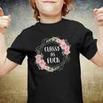 Classy As Fuck Floral Wreath Polite Offensive Feminist Gift Youth T-shirt