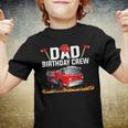 Dad Birthday Crew Fire Truck Firefighter Fireman Party V2 Youth T-shirt