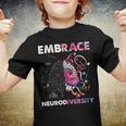 Embrace Neurodiversity Funny V4 Youth T-shirt