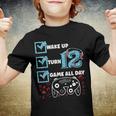 Funny 12 Years Old Gamer 12Th Birthday Party Video Gaming Youth T-shirt