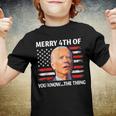 Funny Biden Confused Merry Happy 4Th Of You Know The Thing Youth T-shirt