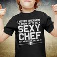 Funny Chef Design Men Women Sexy Cooking Novelty Culinary Youth T-shirt