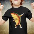 Funny Dabbing Taco Cinco De May Mexican Food Youth T-shirt