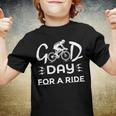 Funny Good Day For A Ride Funny Bicycle I Ride Fun Hobby Race Quote Youth T-shirt