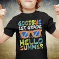 Goodbye 1St Grade Hello Summer Last Day Of School Boys Kids Youth T-shirt