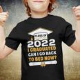 I Graduated Can I Go Back To Bed Now Graduation Boys Girls Youth T-shirt