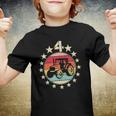 Kids 4Th Birthday Tractor Fourth 4 Years Old Birthday Boy Girl Youth T-shirt