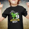 Kids 9 Years Old - 9Th Birthday -Rex Dinosaur Toy Youth T-shirt