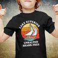 Lake Superior Unsalted Shark Free Youth T-shirt
