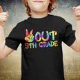 Last Day Of School Peace Out Fifth 5Th Grade Teacher Kids Youth T-shirt
