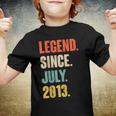 Legend Since July 2013 - 9 Year Old Gift 9Th Birthday Youth T-shirt