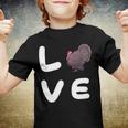 Love Turkeys Funny Turkey Thanksgiving 16 Shirt Youth T-shirt