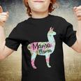 Mama Llama Floral V2 Youth T-shirt