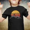 Mountain Bike Vintage Sunset Design Graphic 235 Trending Shirt Youth T-shirt