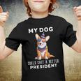 My Dog Could Shit A Better President Corgi Lover Anti Biden V2 Youth T-shirt