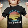 Party In Slow Motion Vintage Funny Boating Boating Gifts Youth T-shirt