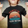 Party In Slow Motion Vintage Funny Boating Boating Gifts Youth T-shirt