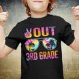 Peace Out 3Rd Grade Tie Dye Graduation Last Day Of School Youth T-shirt