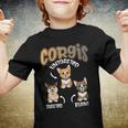 Pembroke Welsh Corgi Untoasted Toasted Burnt Dog Lovers V4 Youth T-shirt