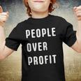 People Over Profit Anti Capitalism Protest Raglan Baseball Tee Youth T-shirt