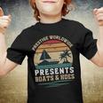 Prestigeworldwide Presentsboats Andhoes Vintage Funny Boating Boating Gifts Youth T-shirt