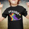Purride Gay Pride Cat Pride Cat Cat Lgbtq Youth T-shirt Purride Gay Pride Cat Pride Cat Cat Lgbtq Youth T-shirt