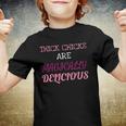Thick Chicks Are Magically Delicious Funny Youth T-shirt