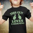 This Guy Loves Gardening Two Thumbs 553 Shirt Youth T-shirt