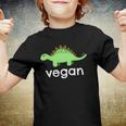 Vegan Dinosaur Green Save Wildlife Youth T-shirt