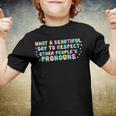 What Beautiful Day To Respect Other Peoples Pronouns Lgbt Youth T-shirt