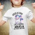 Abuelacorn Funny Unicorn Dabbing Gift Like A Normal Abuela But More Awesome Youth T-shirt