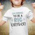 Baby Shower Text Design Im Going To Be A Big Brother Youth T-shirt