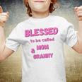 Blessed To Be Called Mom Granny Best Quote Youth T-shirt