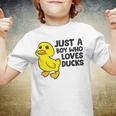 Cute Duck Just A Boy Who Loves Ducks Youth T-shirt