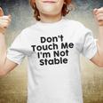 Dont Touch Me Im Not Stable Youth T-shirt